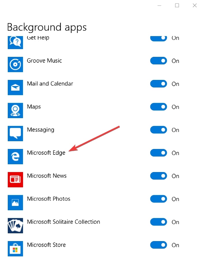 Desactivar Microsoft Edge 5