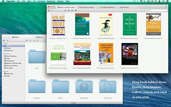 Algunos de los mejores lectores de libros electrónicos para tu Mac