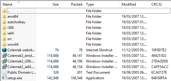 Asignación de teclados a DVORAK y COLEMAK en Windows