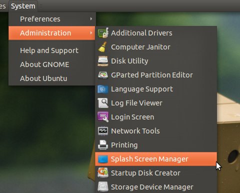 Cambiar fácilmente el tema de salpicadura sin ir a la línea de comandos[Ubuntu]