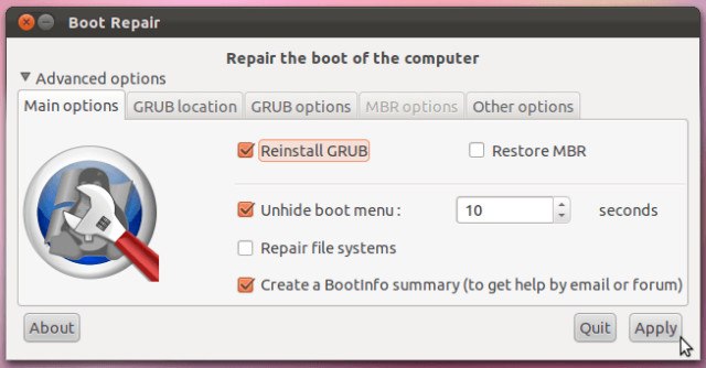Cómo arreglar el MBR de Windows desde Ubuntu