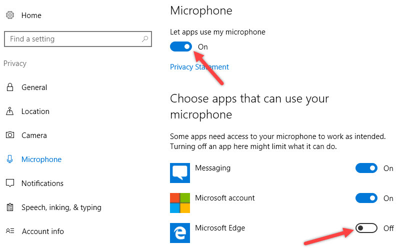 Cómo cambiar correctamente los permisos de la aplicación en Windows 10