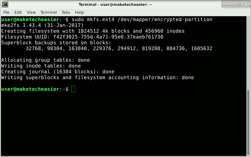 Cómo cifrar sus particiones en Linux con dm-crypt
