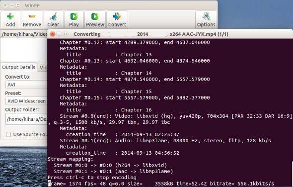 Cómo convertir un MP4 a Avi en Ubuntu (y ver en un reproductor de DVD)