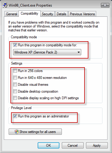 Cómo ejecutar sus programas anteriores en Windows 7/Vista