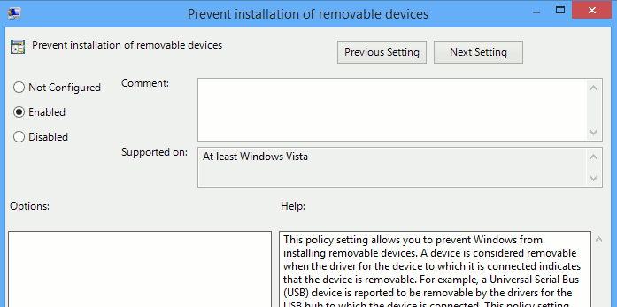 Cómo evitar que los usuarios instalen dispositivos extraíbles en Windows