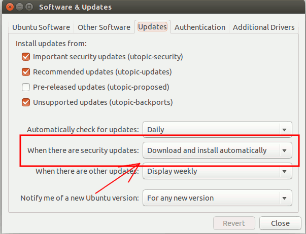 Cómo habilitar la actualización automática del sistema en Ubuntu