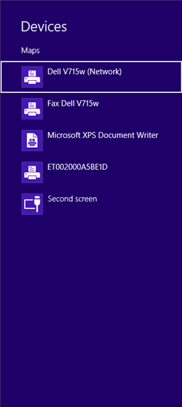 Cómo imprimir desde aplicaciones en Windows 8
