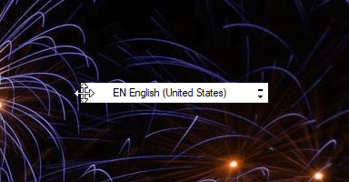 Cómo mostrar u ocultar el indicador de entrada y la barra de idioma en Windows 10