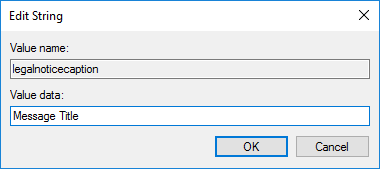 Cómo mostrar un mensaje personalizado en la pantalla de inicio de sesión de Windows 10