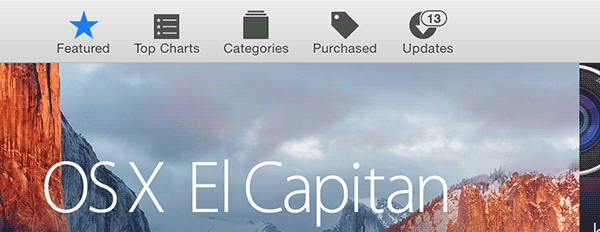 Cómo ocultar el banner de actualización de OS X El Capitan en el Mac App Store
