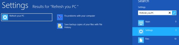 Cómo reparar Windows 8 mediante la función de actualización y restablecimiento