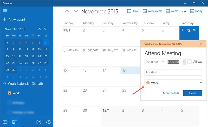 Cómo sincronizar Google Calendar con Calendar App en Windows 10