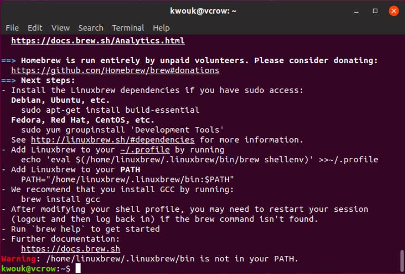 Cómo usar Homebrew para instalar software en Linux y Windows