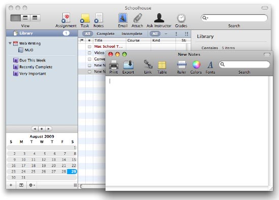 Dos útiles herramientas Mac para ayudar a los estudiantes a realizar el seguimiento de sus tareas