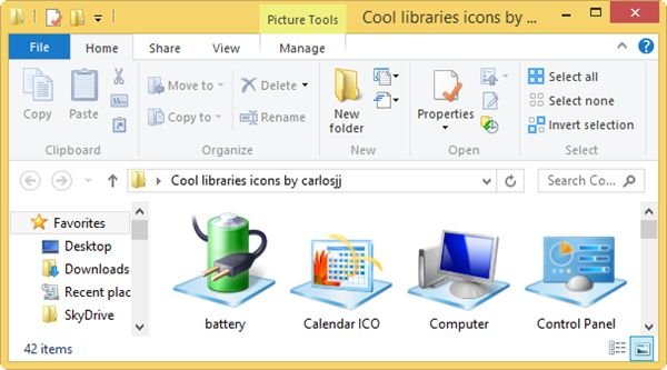 Gestione sus bibliotecas de Windows con WinAero Librarian