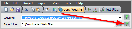 Guardar sitios web para verlos sin conexión con WebCopy