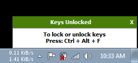 KeyFreeze - Una aplicación sencilla para bloquear el teclado y el ratón sin bloquear la pantalla