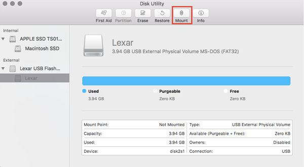 Masterización de la utilidad de disco en macOS Sierra - Términos de la utilidad de disco y su significado