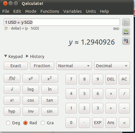 Qalculate es una potente calculadora para Linux