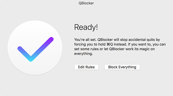 QBlocker le ayuda a dejar de salir de las aplicaciones por accidente