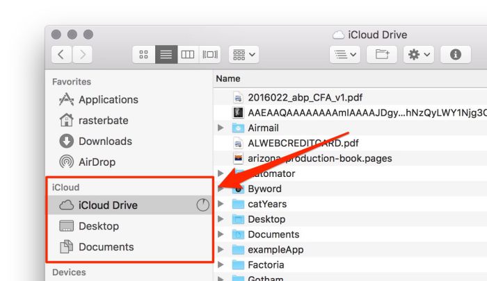 Resolución de problemas con iCloud Desktop y sincronización de documentos en macOS Sierra
