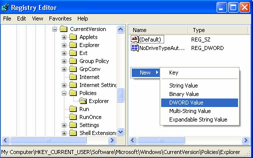 Snippet: Eliminar el nombre de usuario del menú Inicio de Windows XP