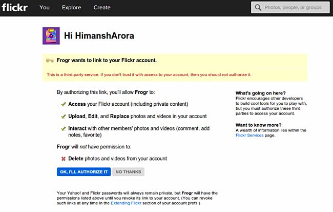 Subir imágenes a tu cuenta de Flickr desde Ubuntu usando Frogr