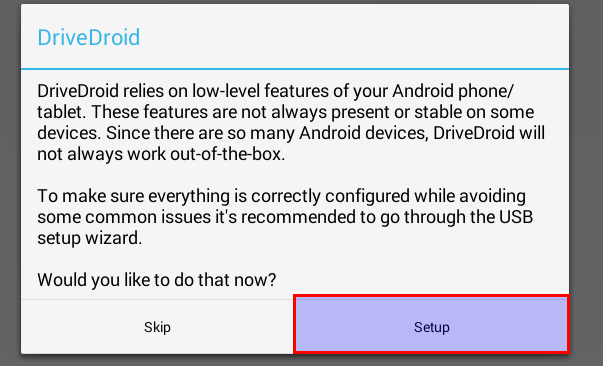Use DriveDroid para instalar cualquier Distro de Linux de Android[se requiere raíz]
