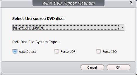 WinX DVD Ripper Platinum - Convertir rápidamente discos a digital