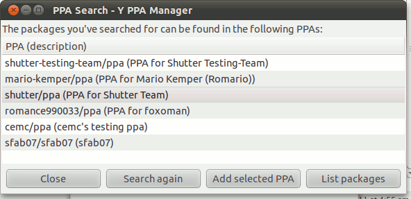 Busque y administre fácilmente los PPAs con Y PPA Manager