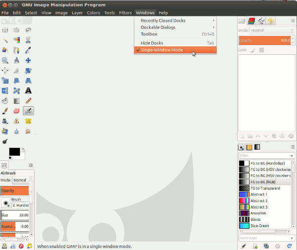 Cómo actualizar a Gimp 2.8 en Ubuntu