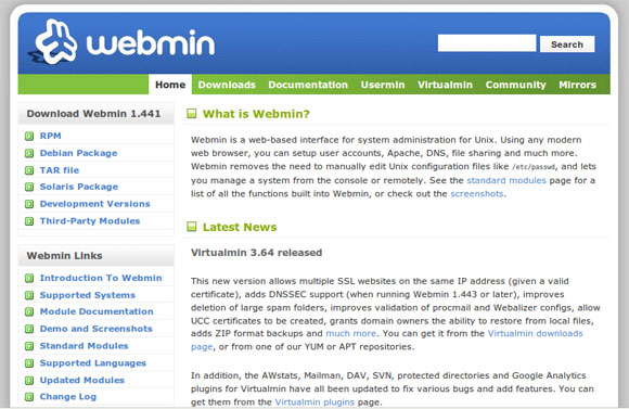 Cómo administrar sistemas Unix y Linux usando Webmin