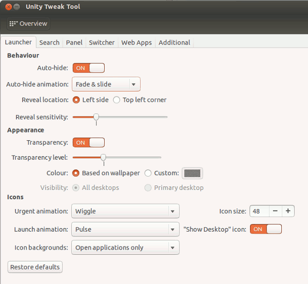 Cómo ajustar y perfeccionar el escritorio Unity Desktop con la herramienta Unity Tweak Tool[Linux/Ubuntu]