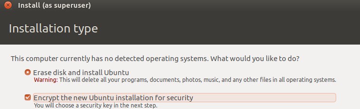 Cómo cifrar su disco duro en Ubuntu