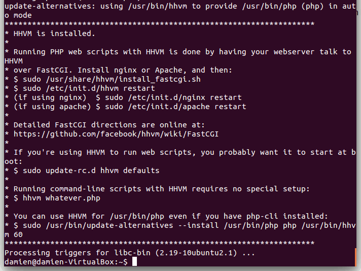 Cómo configurar la pila de LEMH (Linux, Nginx, MariaDB, HHVM) en el servidor Ubuntu