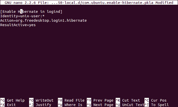 Cómo habilitar Hibernate en Ubuntu 12.04