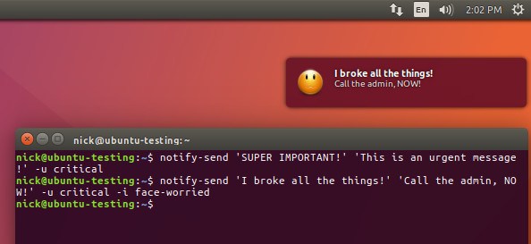 Cómo obtener notificaciones de escritorio desde la línea de comandos de Linux
