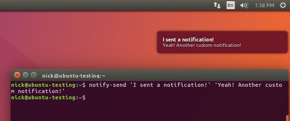 Cómo obtener notificaciones de escritorio desde la línea de comandos de Linux