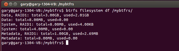 Cómo usar Btrfs en discos recién instalados