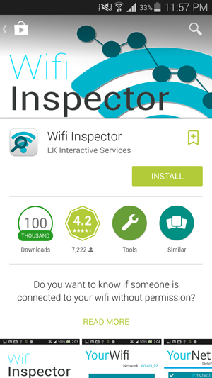 Inspector WiFi para Android le permite analizar correctamente una red Wi-Fi y detectar intrusos en ella