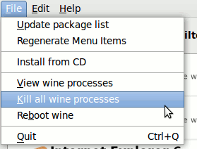 WineDoors permite matar procesos