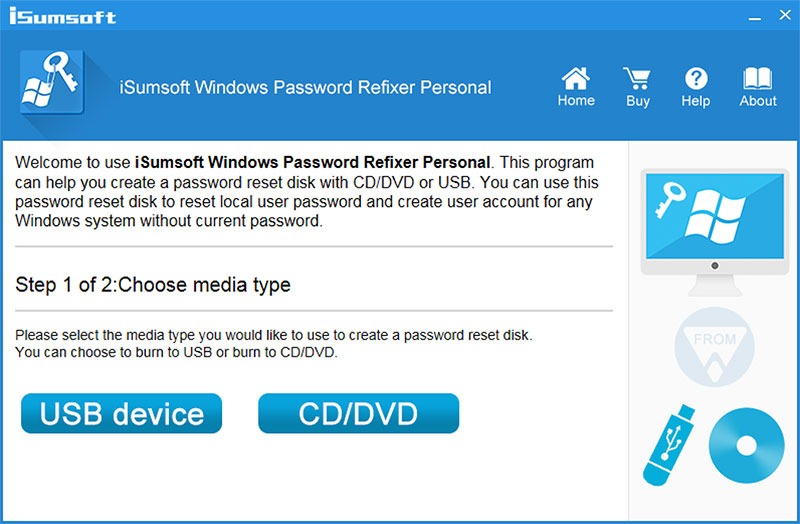 Una contraseña de Windows perdida no es ningún problema con iSumsoft Windows Password Refixer. Cuando haya olvidado su contraseña de Windows y esté bloqueado fuera de su computadora, puede usar iSumsoft Windows Password Refixer para restablecer su contraseña de Windows.