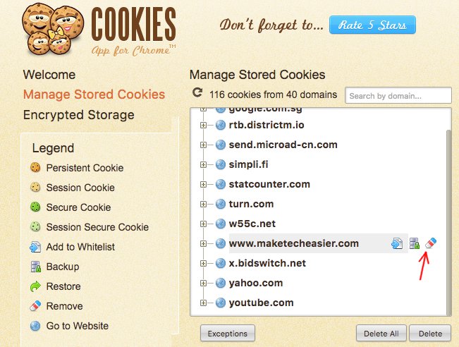 Cómo Borrar Cookies Específicas del Sitio en ChromeA veces sólo necesitas borrar las cookies específicas del sitio en lugar de todas las cookies almacenadas en tu navegador Chrome. He aquí cómo puede hacerlo.