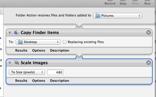 Cómo configurar acciones de carpetas para redimensionar automáticamente las imágenes de su carpeta[Mac].