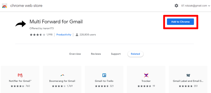 Cómo reenviar varios correos electrónicos a la vez en Gmail con Chrome