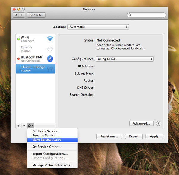 Transfiere archivos extremadamente grandes entre dos Macs