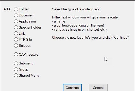 Cómo acceder rápidamente a sus archivos favoritos en Windows con QAP