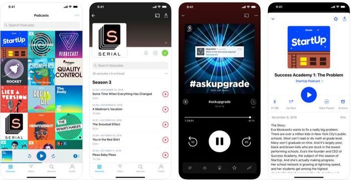 5 de las mejores aplicaciones de podcasts para iOS en 2019