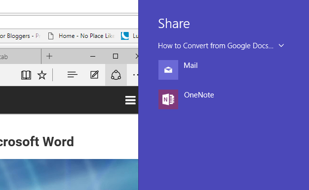 Cómo compartir contenido web Usando Microsoft Edge en Windows 10Microsoft Edge permite a los usuarios compartir fácilmente contenido web a través de medios sociales, correo electrónico y otras aplicaciones. Descubra cómo puede compartir fácilmente el contenido web con Microsoft Edge.